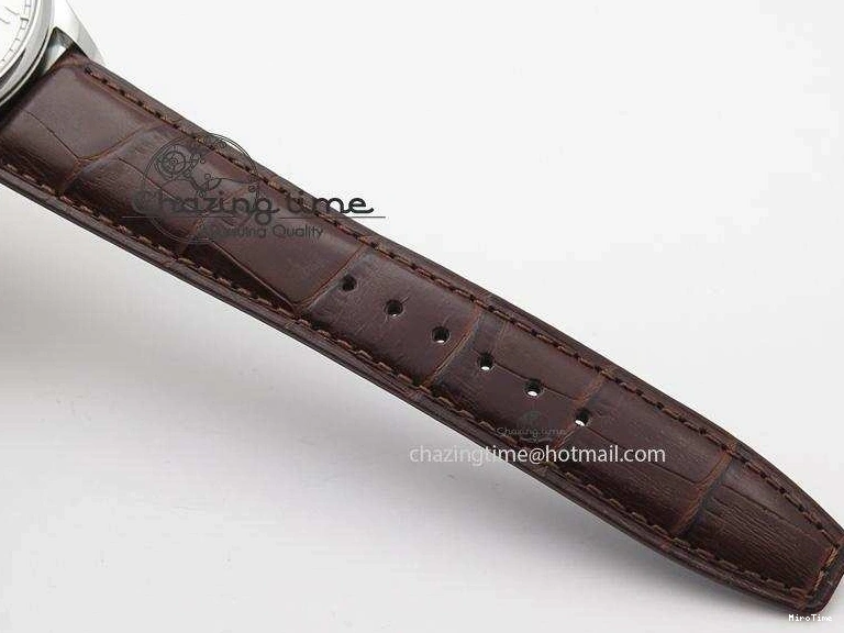 MIROTIME 0303 MoistureWicking Portuguese Real PR IW500704 ZF 1:1 Best Edition On Brown Leather Strap A52010 V 7311